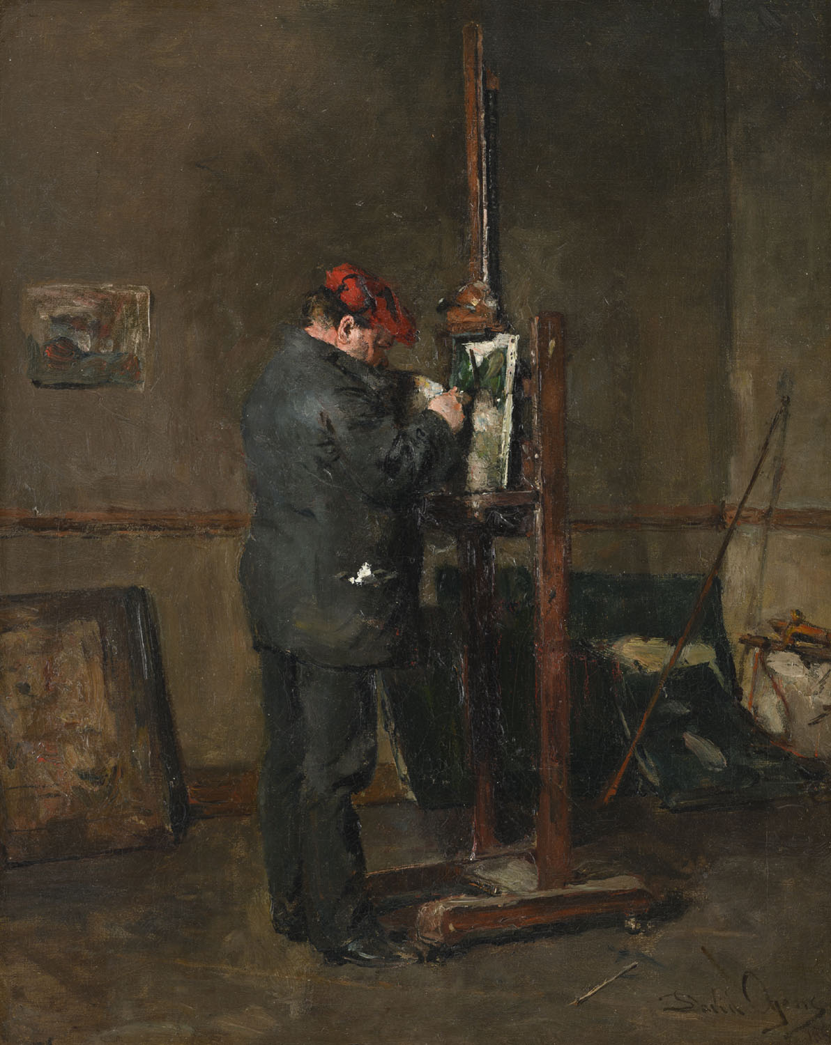 David Oyens | Aan het werk | Kunsthandel Bies