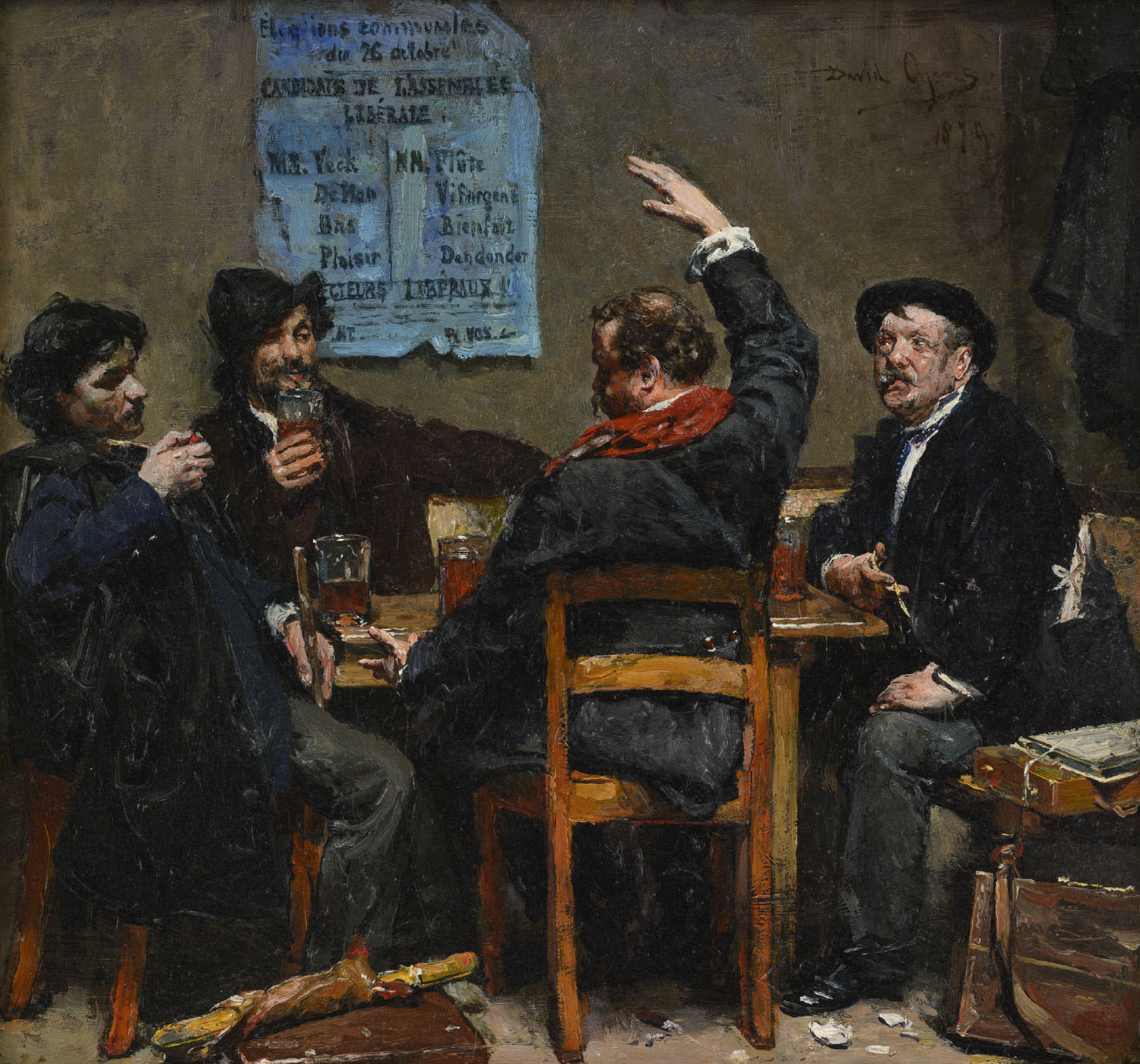 David Oyens | De Stamtafel | Kunsthandel Bies