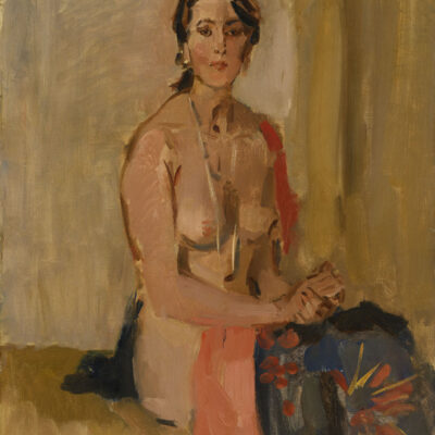 Isaac Israels | Zittend naakt | Kunsthandel Bies
