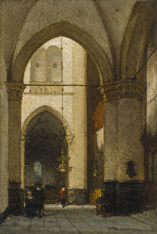 Johannes Bosboom | Sint-Laurenskerk te Alkmaar | Kunsthandel Bies