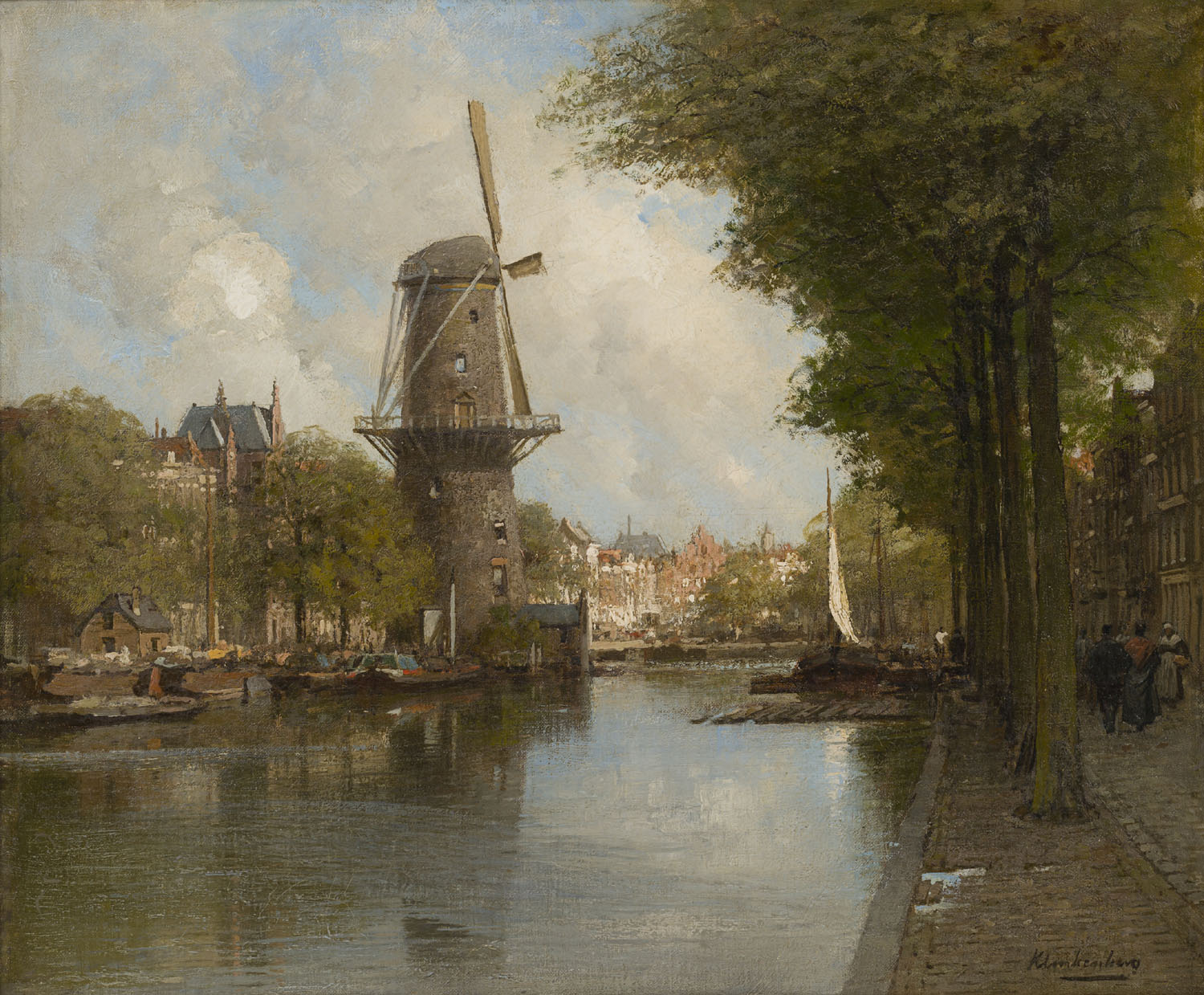 Johan Christiaan Karel Klinkenberg | De Coolsingel te Rotterdam | Kunsthandel Bies