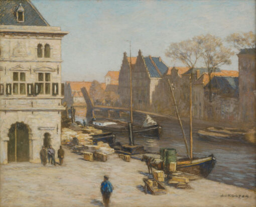 Koster, A.L. | The Waag (weigh house) at the Spaarne, Haarlem