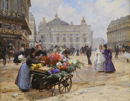 Louis de Schuyver | Place de l'Opera, Parijs | Kunsthandel Bies