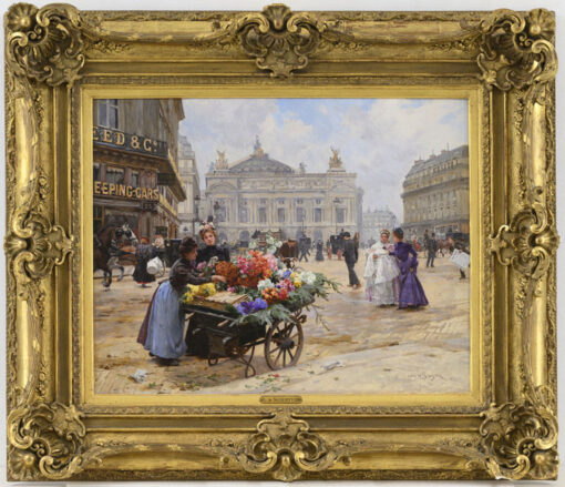 Louis de Schuyver | Place de l'Opera, Paris | Kunsthandel Bies