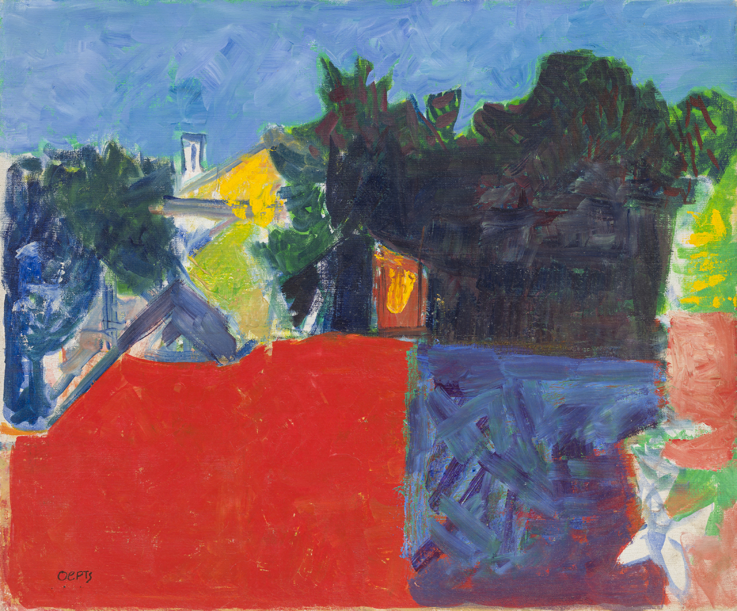Wim Oepts | Landscape in Southern France  | Kunsthandel Bies