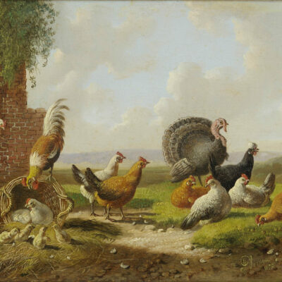 Verhoesen, A. | A landscape with poultry (110A)