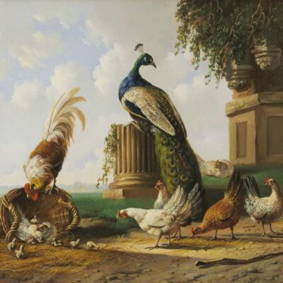 Verhoesen, A. | A landscape with poultry (111)