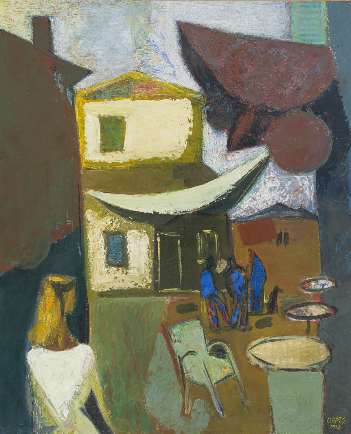 Wim Oepts | A terrace in Provence | Kunsthandel Bies
